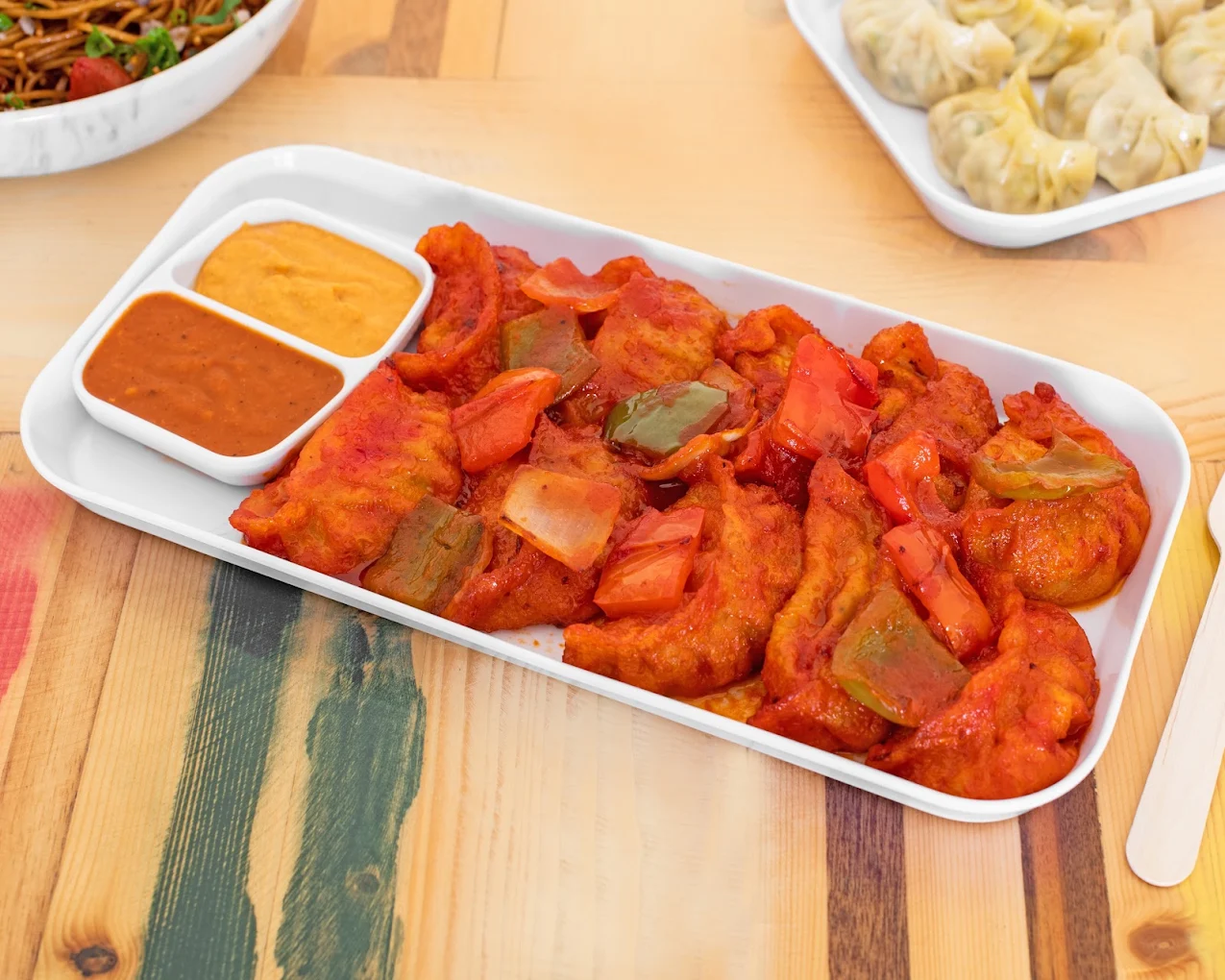 Chilli Chicken Momo
